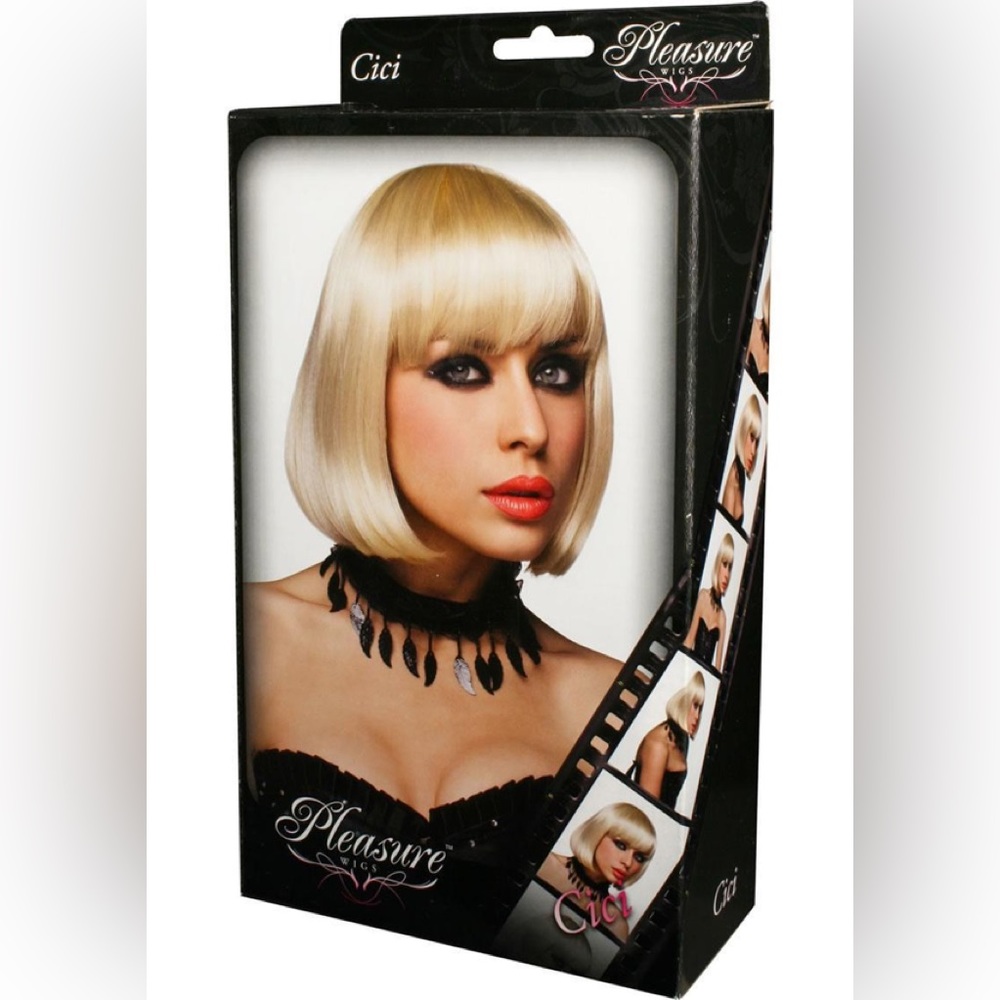 Pleasure Wigs - CiCi Platinum Blonde. Like New Condition